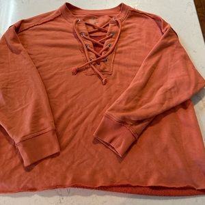 Aerie size small orange sweatshirt